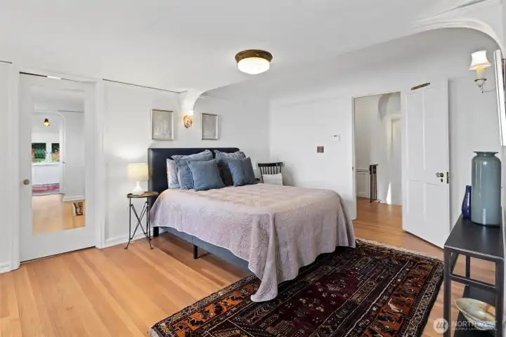 Now, it has an en suite bathroom and an office attached.