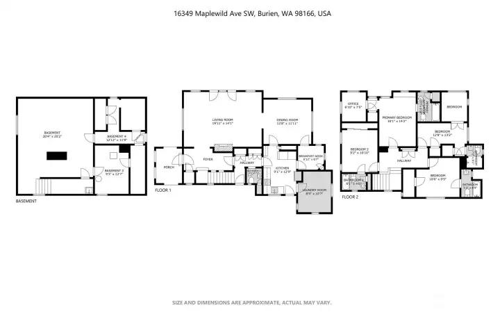 3 stories with a large basement of possibilities!  []'