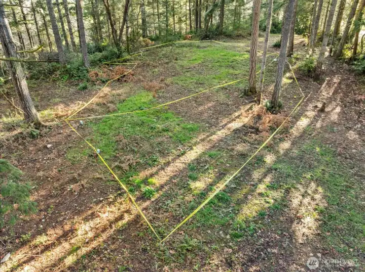 Drained field tapped off