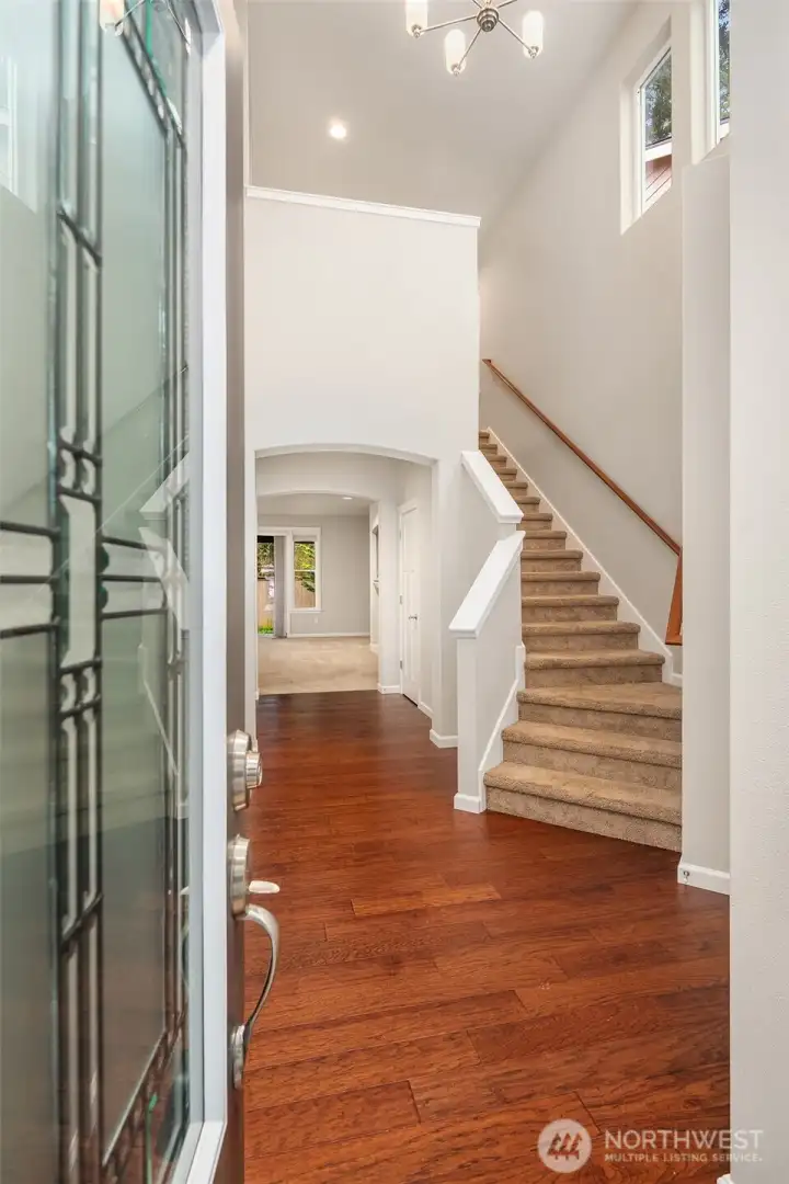 Imagine walking in to this expansive entry way.