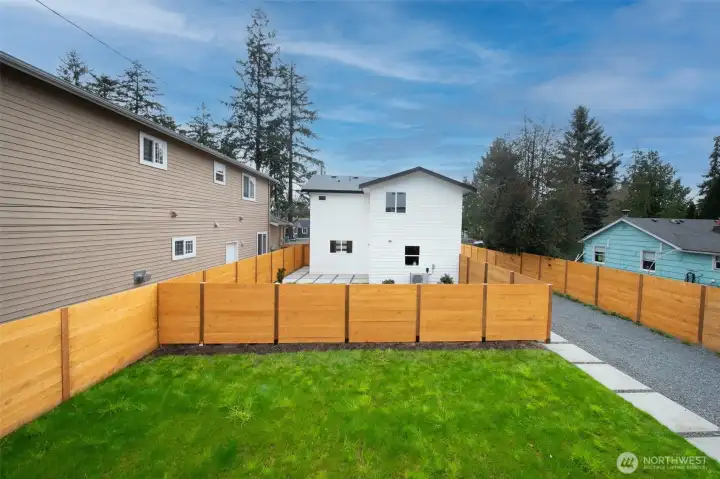 Backyard from up top