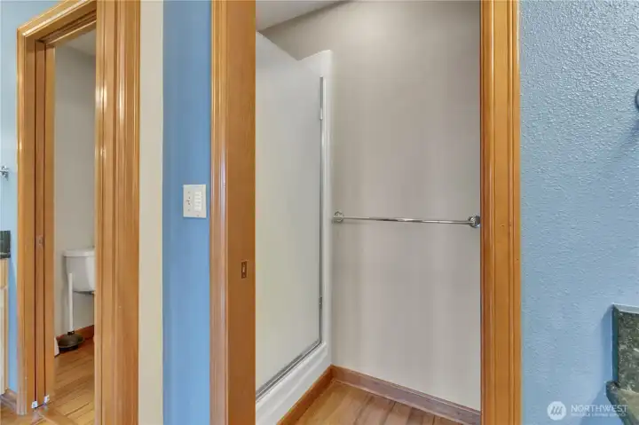 Here's the shower for the primary bathroom.