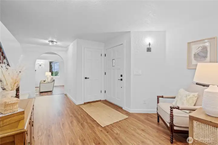 With a beautiful entry, you welcome guest into the home graciously