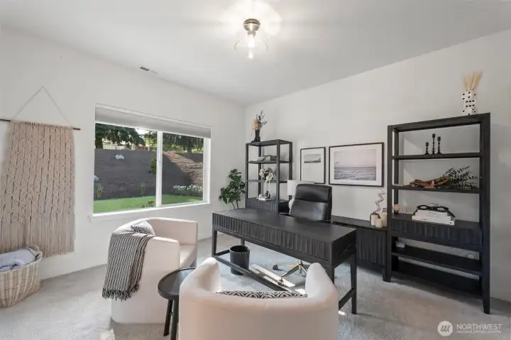 main floor office/den