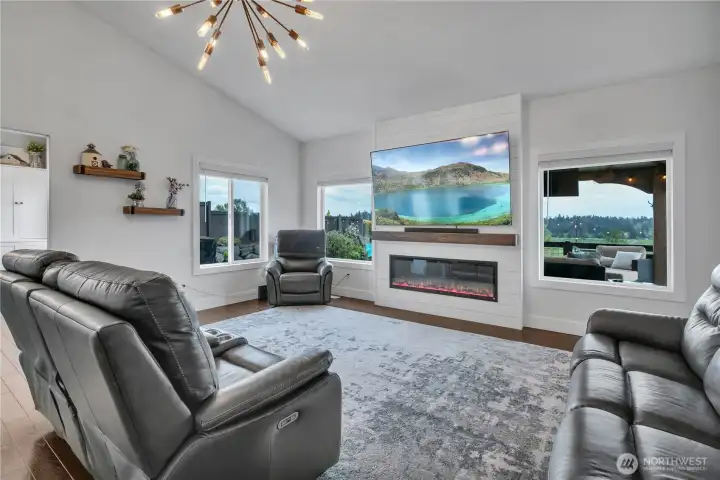 Spacious living area