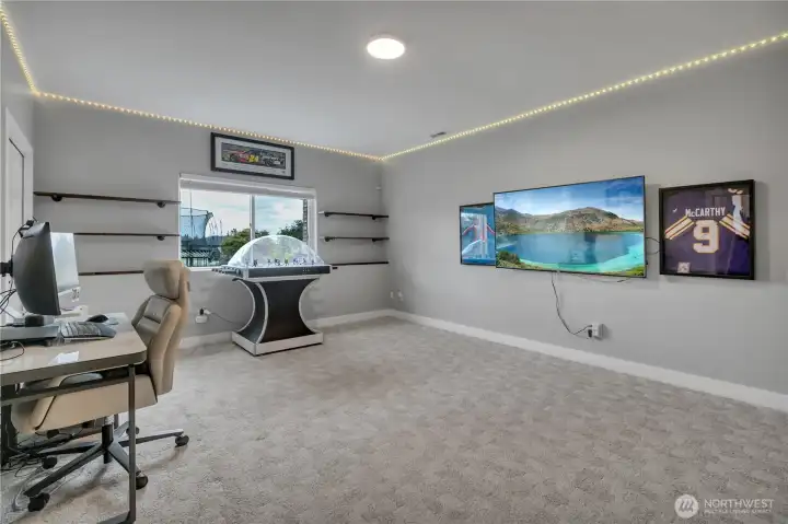 Bonus room: could be large home office or theater room