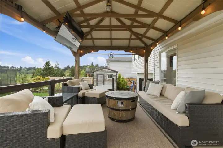 Covered area...