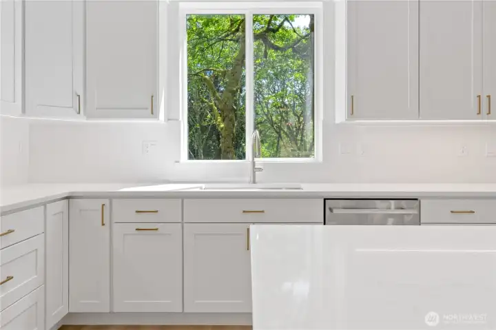 Warm inviting kitchen