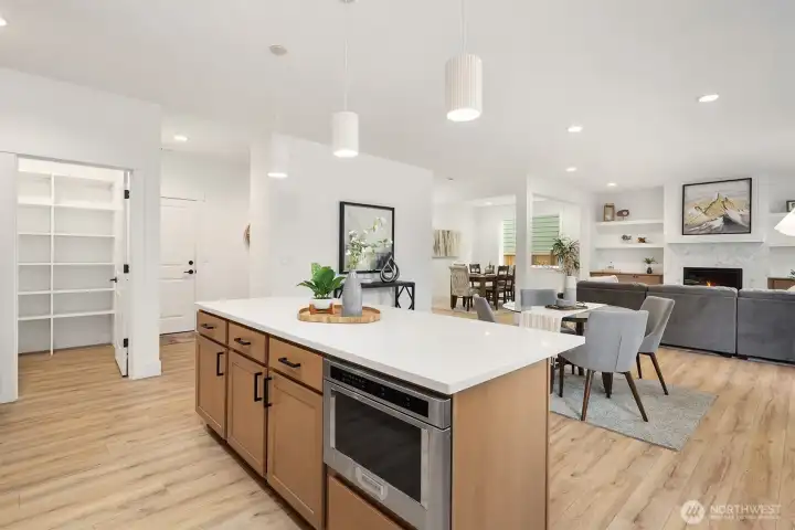 *Interior photos are from model home - Same floorplan, mirrored. **Kitchen cabinets are a dark wood in this Lot.
