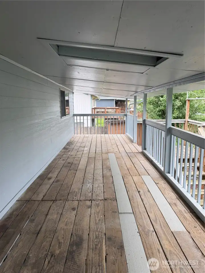 Covered Back Deck