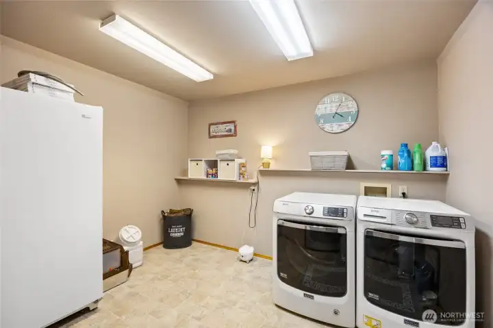 Laundry Room, Freezer stays
