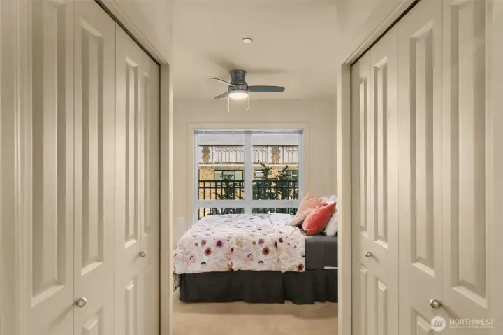 Double closets Double closets