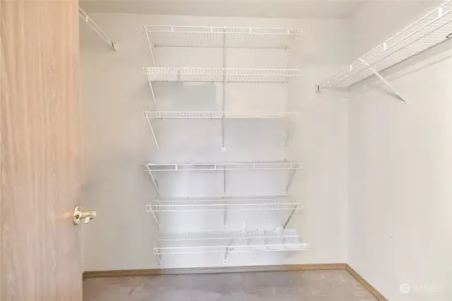 Big Walk-in closet in Primary bedroom