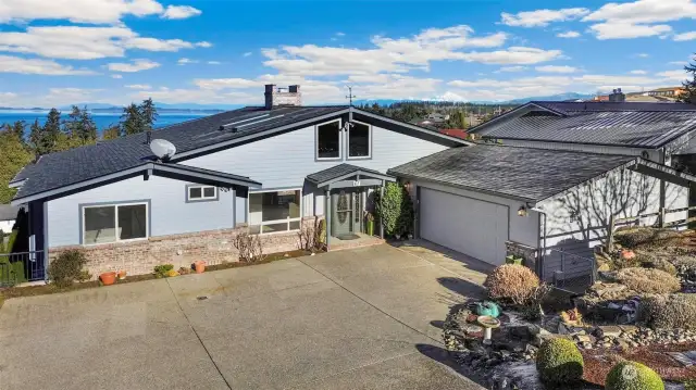 Welcome to 67 Conley Drive. Sitting atop of the Buena Vista community on Camano Island, the no ferry Island.