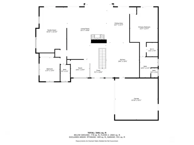 Floor Plan Main Level.