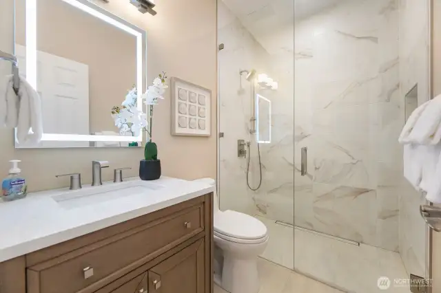 New 3.75 bath on Main Level.