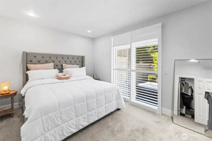 Primary Ensuite and slider to back yard