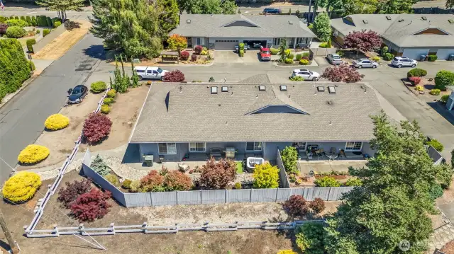 aerial of home