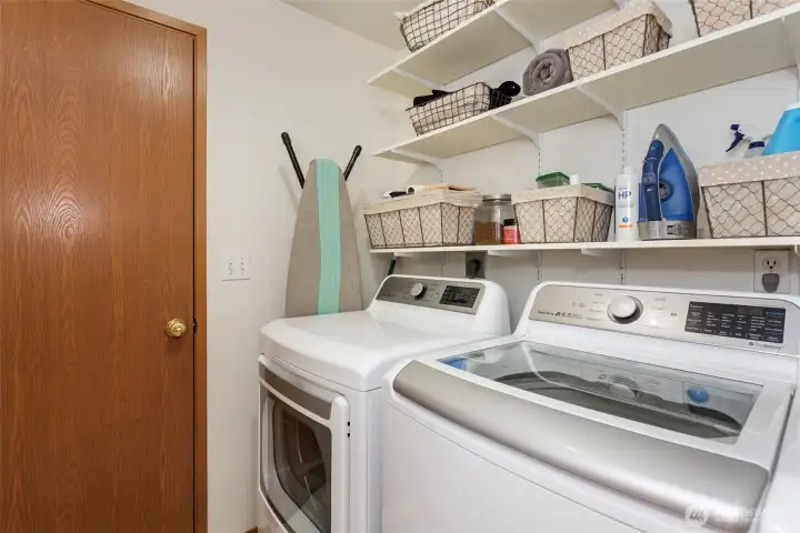 Laundry Room leads out to Garage