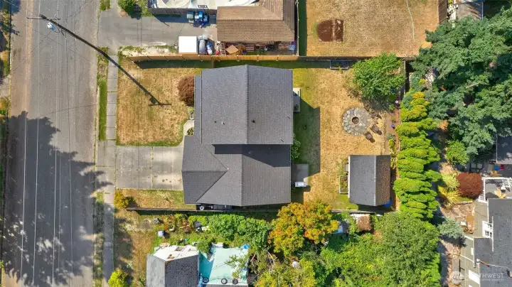 Beautiful lot with everything in nice proportion - lovely backyard and extra large shed.