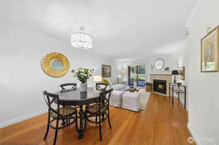 Dining and Living room