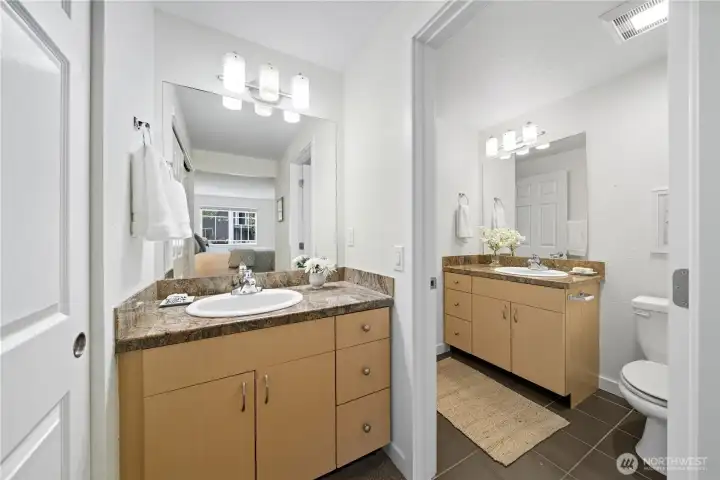 Vanity off Primary bedroom