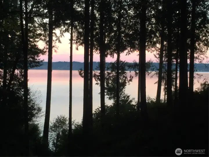 Sunset from deck