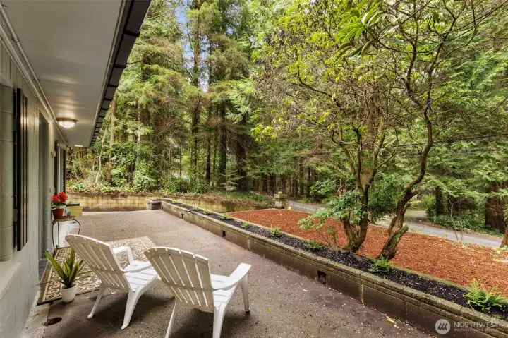 Generous garden beds are ready for you to customize.