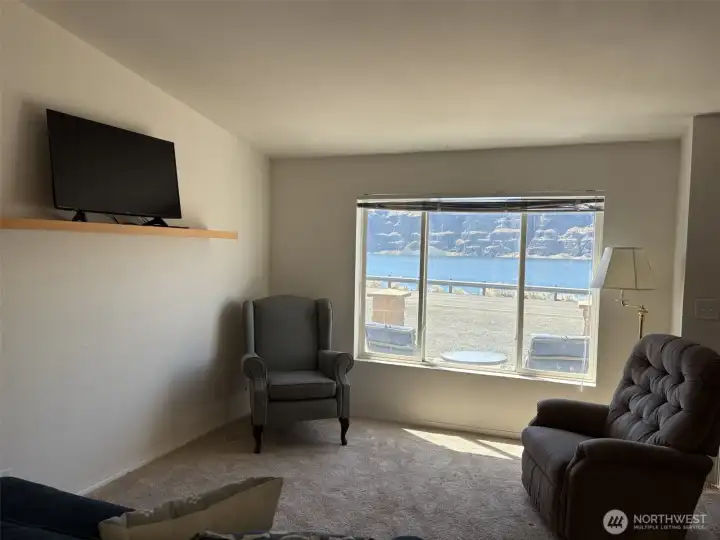 Loving room with a beautiful view