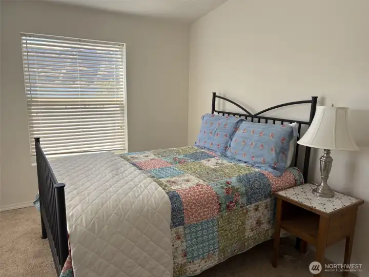 Guest bedroom number 2, with a view of the river!