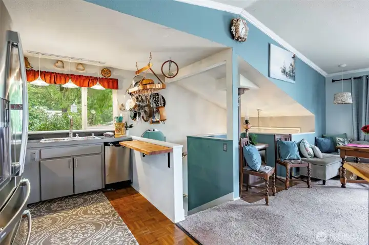 Even extra room to hang your pots and pans!