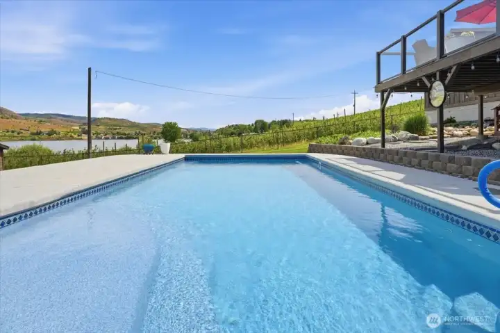 16ft x 35ft salt water pool