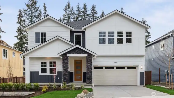 Cascade A Exterior example. Colors and finishes may vary.
