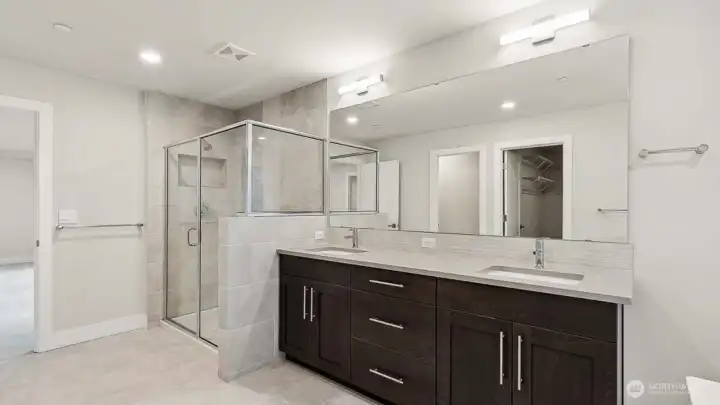 Primary Bathroom. Photos are for representation only.  Features, colors and selections may differ from photograph. See site agent for details.
