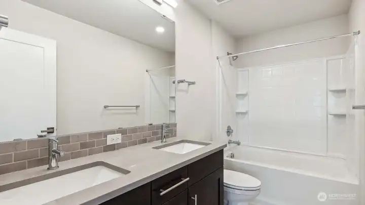 Hallway Bathroom. Photos are for representation only.  Features, colors and selections may differ from photograph. See site agent for details.