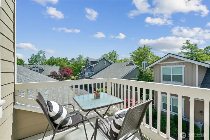 Take in the views on your deck of your kitchen!!