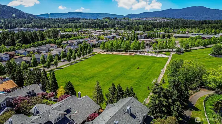 Soccer fields & YMCA just steps away