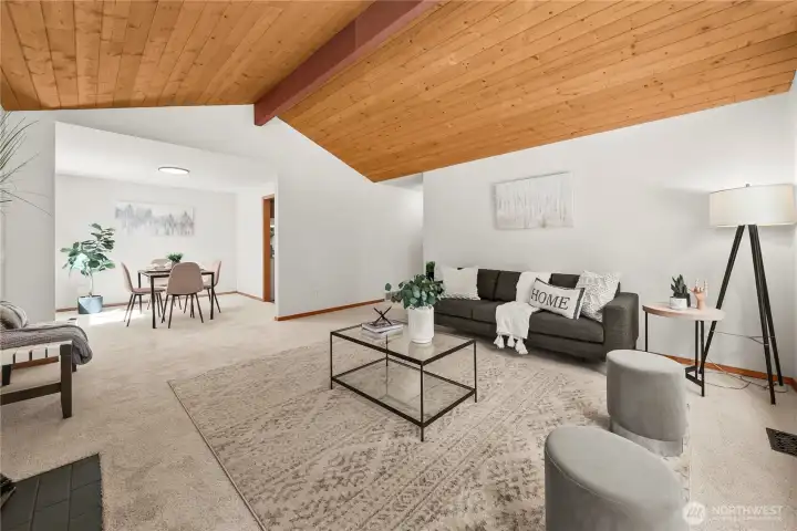 Upper floor living room