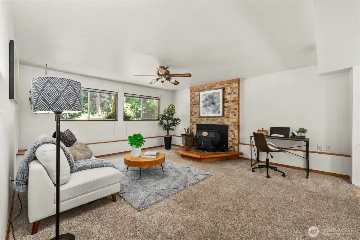 lower level living area