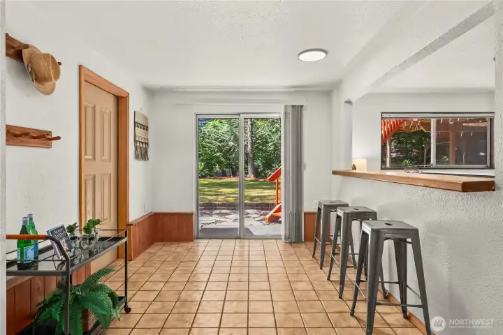lower level living area