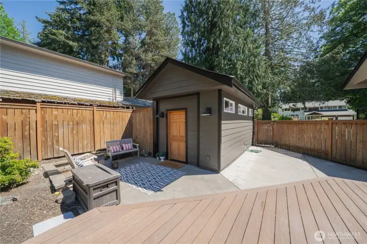 Backyard guest house