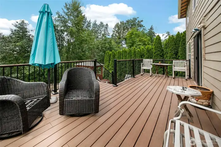 Back deck. Back deck.