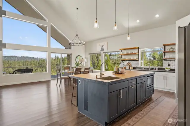 Functional kitchen island