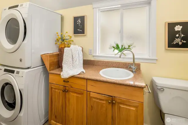 Utility Room/Half Bath on the Main level~