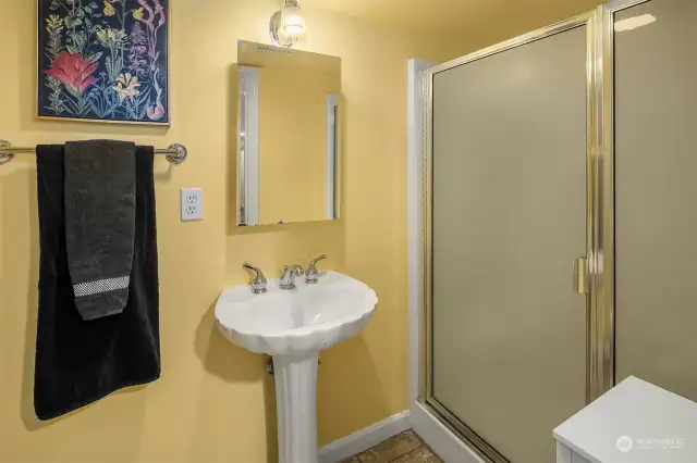 3/4 Bath on the Lower level~