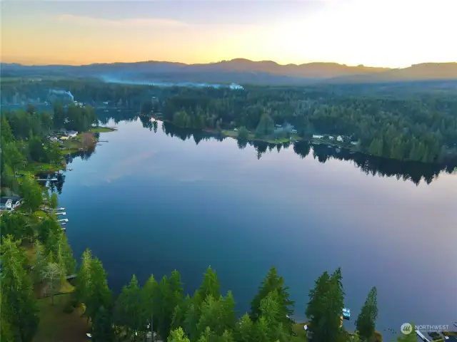 View of Wildcat Lake which is directly across the street.