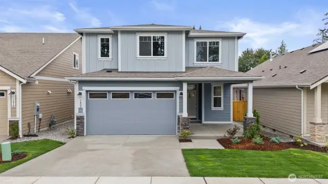 The Poplar on lot 81, 2692 sq ft, 5 bed, 2.5 bath. Photo from similar plan on different lot, for reference only.