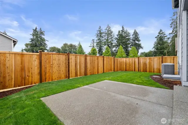 backyards fully fenced