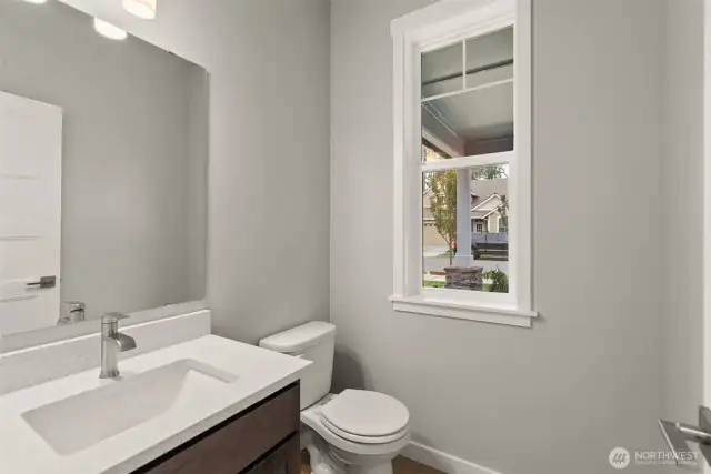 half bath on main floor