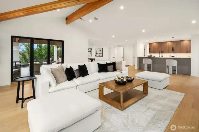 3rd level family room made to entertain.